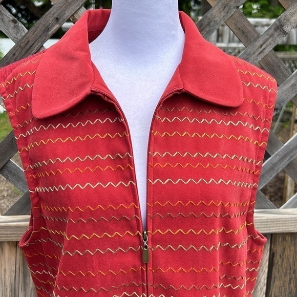 NWT Alfred Dunner Santa Fe Vest Size 12 - Picture 3 of 11